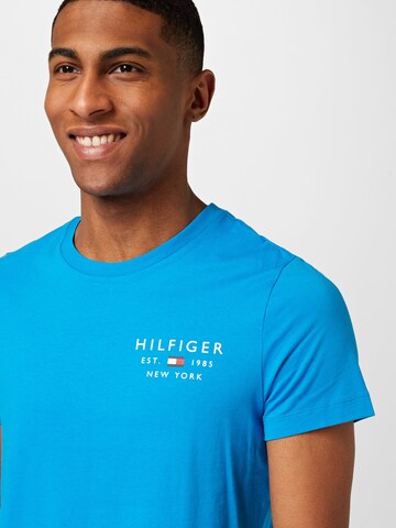 TOMMY HILFIGER Shirt 'BRAND LOVE' in Blauw