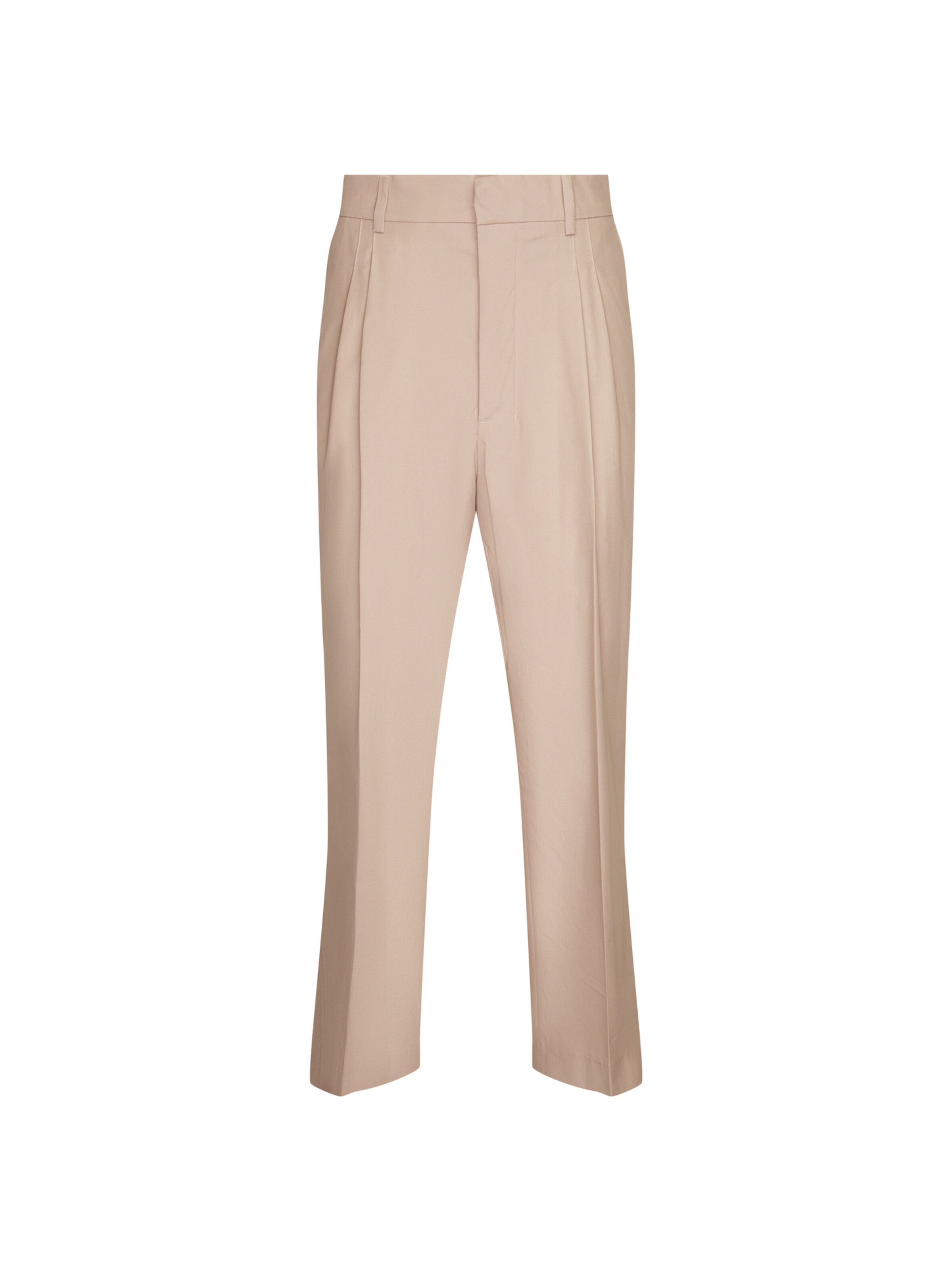 Studio Seidensticker Regular Trousers with creases 'Studio ' in Beige
