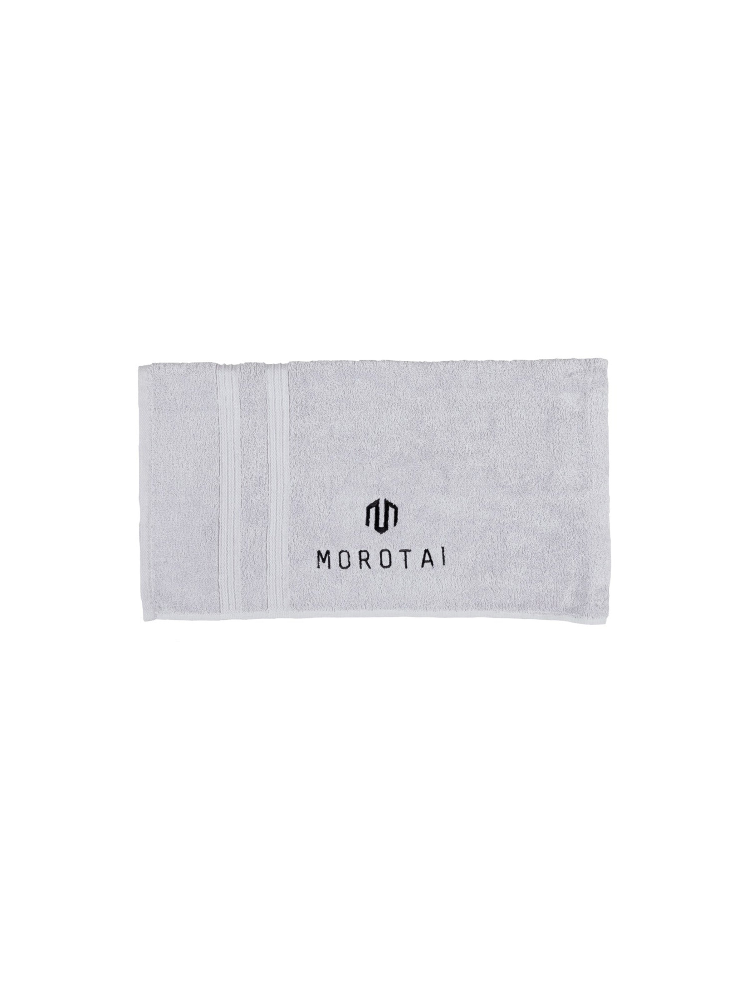 MOROTAI Handtuch in Grau: Vorderseite