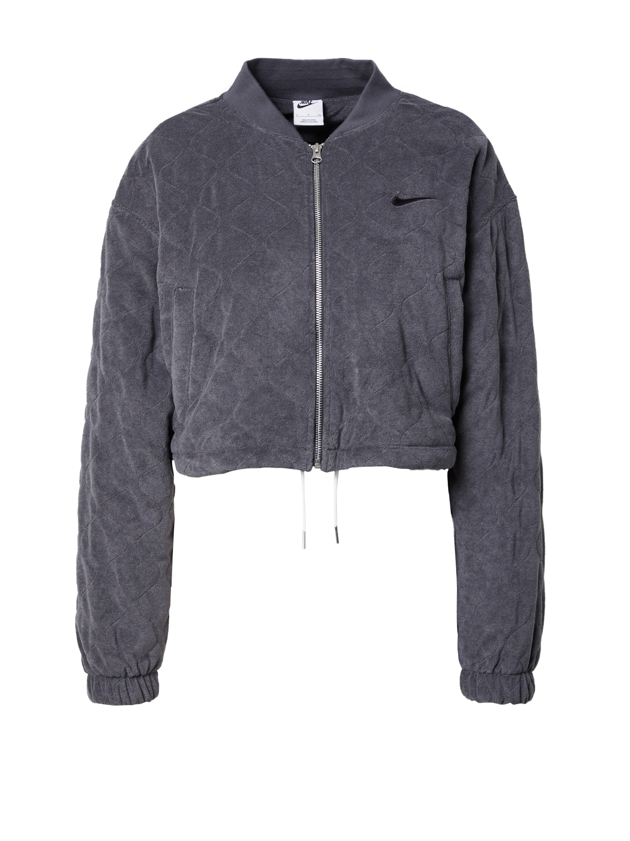 Giacca di mezza stagione di Nike Sportswear in grigio: frontale