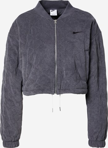 Veste mi-saison Nike Sportswear en gris : devant