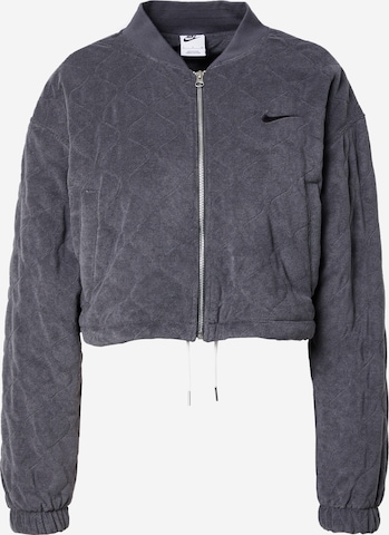 Nike Sportswear Övergångsjacka i grå: framsida