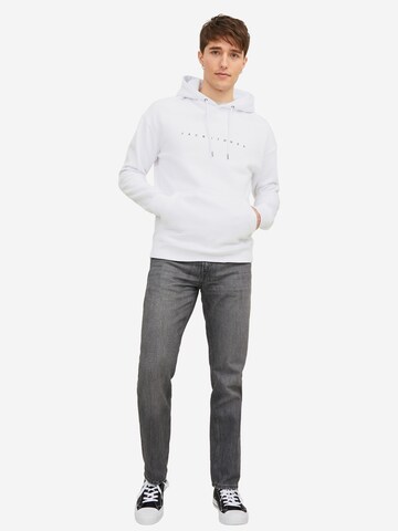 JACK & JONES Sweatshirt 'Star'‌ in Weiß