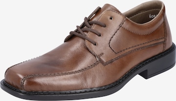 Chaussure à lacets Rieker en marron : devant