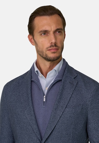 Coupe regular Veste de costume Boggi Milano en bleu : devant