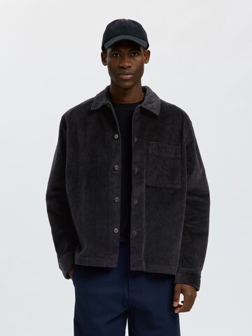 SELECTED Between-season jacket in Black: front