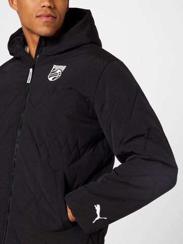 PUMA Sportjacke in Schwarz