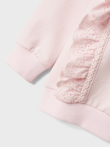 NAME IT Sweatshirt 'LUVA' in Pink