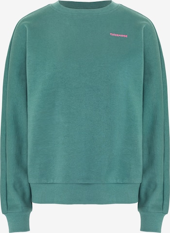 CHIEMSEE Sweatshirt ' mit Après-Ski Rückenprint ' in Blau: Vorderseite