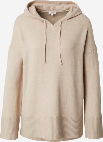 s.Oliver Sweater in Beige: front