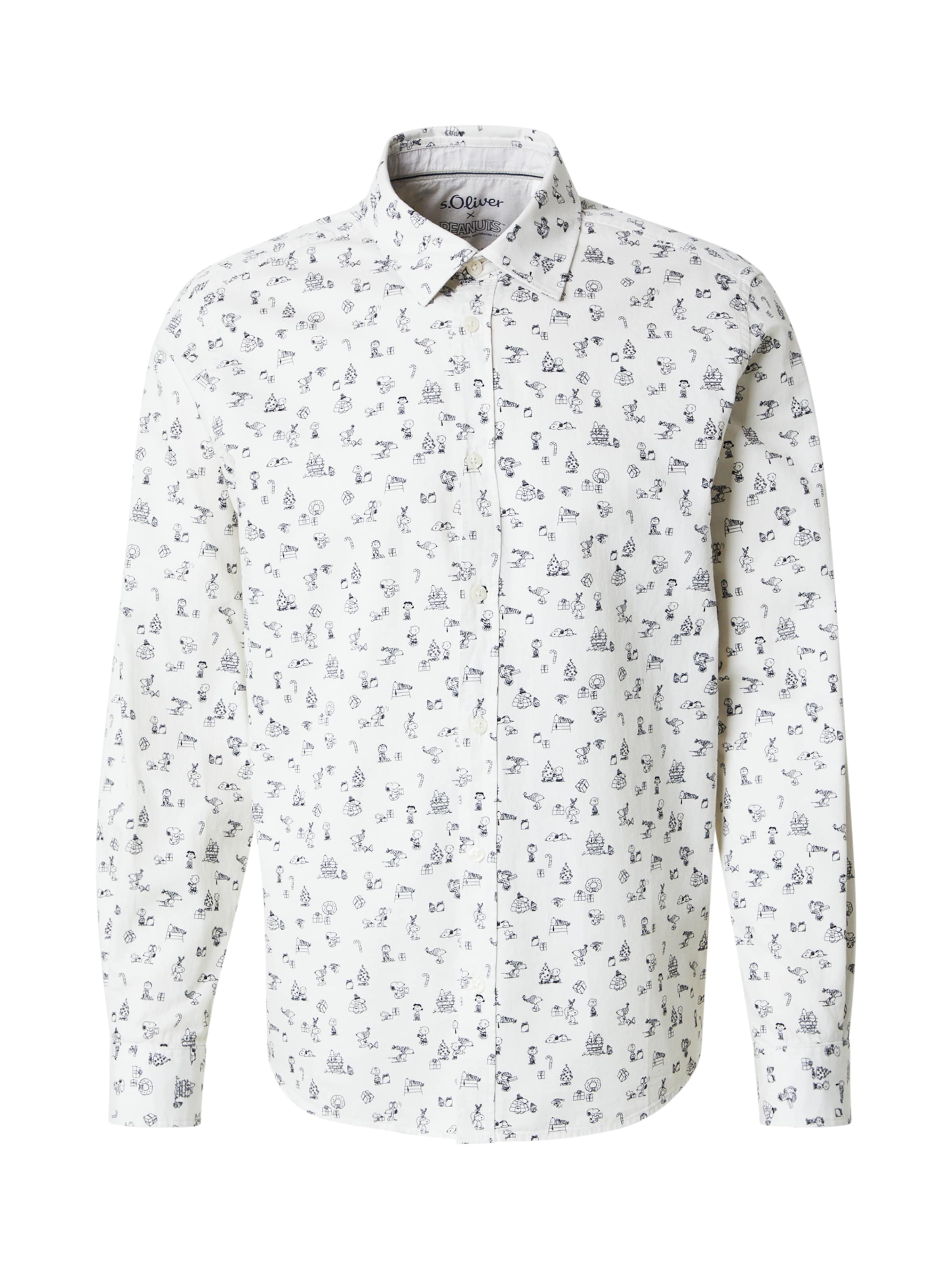 s.Oliver Regular fit Ing - fehér: elől