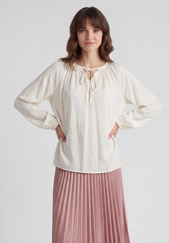 Usha - Blusa en beige: frente