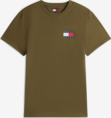 Tommy Jeans Paita 'ESSENTIAL' värissä vihreä: etupuoli