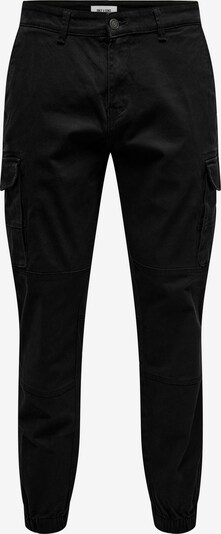 Only & Sons Cargo Pants 'Carter' in Black, Item view