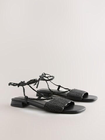 Next Strap sandal 'Forever Comfort' in Black