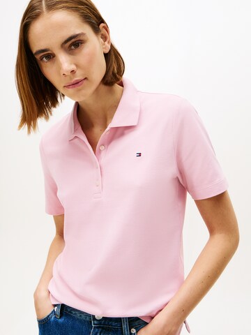 TOMMY HILFIGER Poloshirt '1985' in Pink