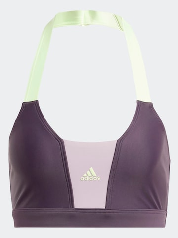 ADIDAS SPORTSWEAR Bustier Sportsbikini in Lila