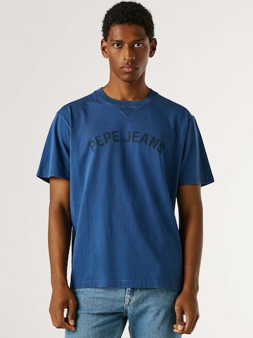 Maglietta 'GIO' di Pepe Jeans in blu: frontale