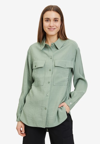 Camicia da donna di Cartoon in verde: frontale