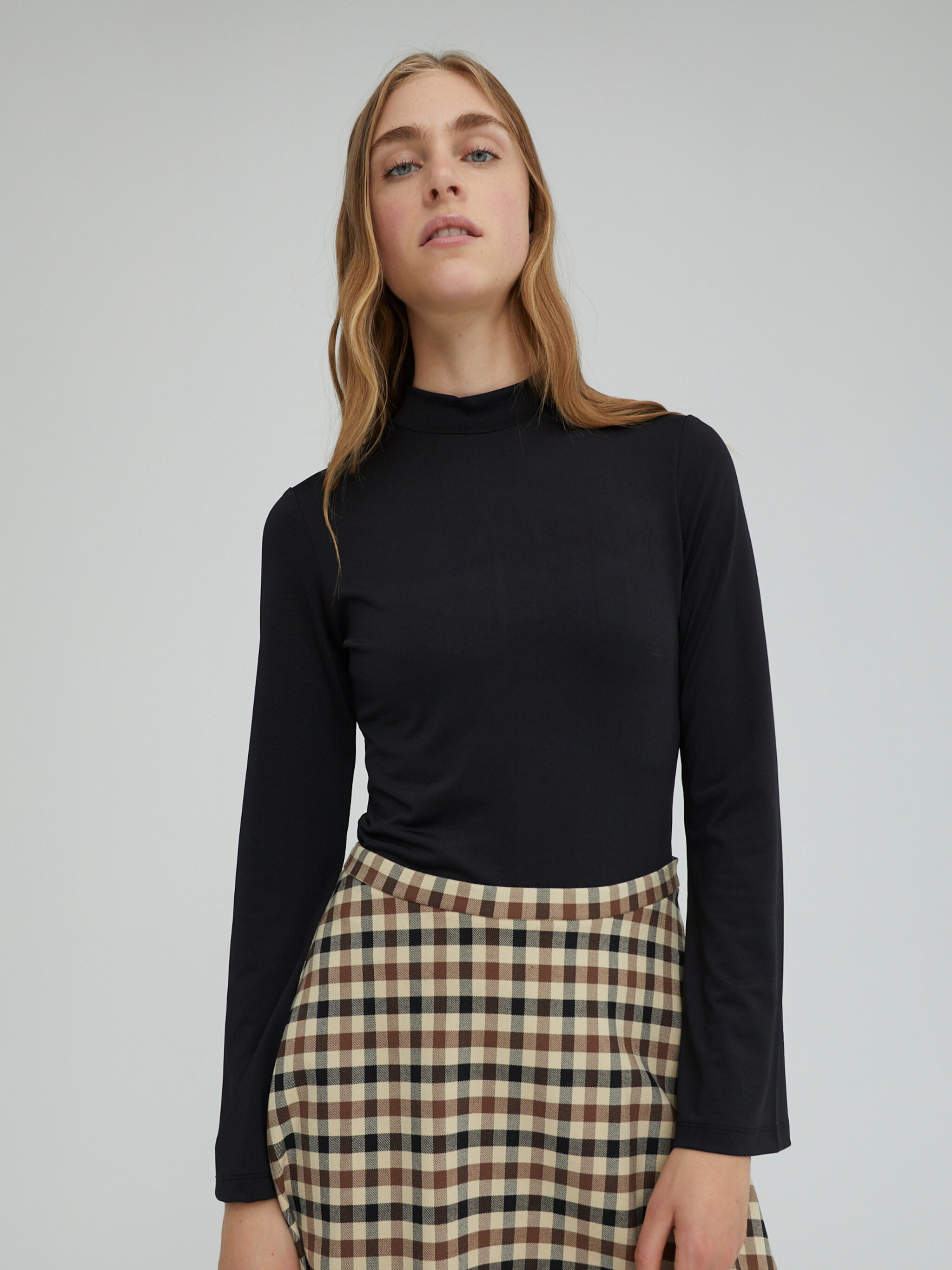 EDITED Producten Shirt 'Juniper' Zwart