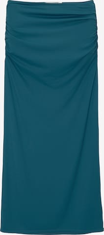 Pull&Bear Пола в синьо: отпред