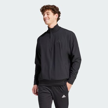 ADIDAS SPORTSWEAR Sports sweatshirt 'Z.N.E.' in Black: front