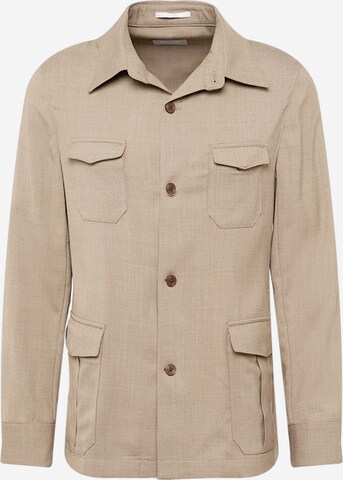 Coupe regular Chemise Michael Kors en beige : devant