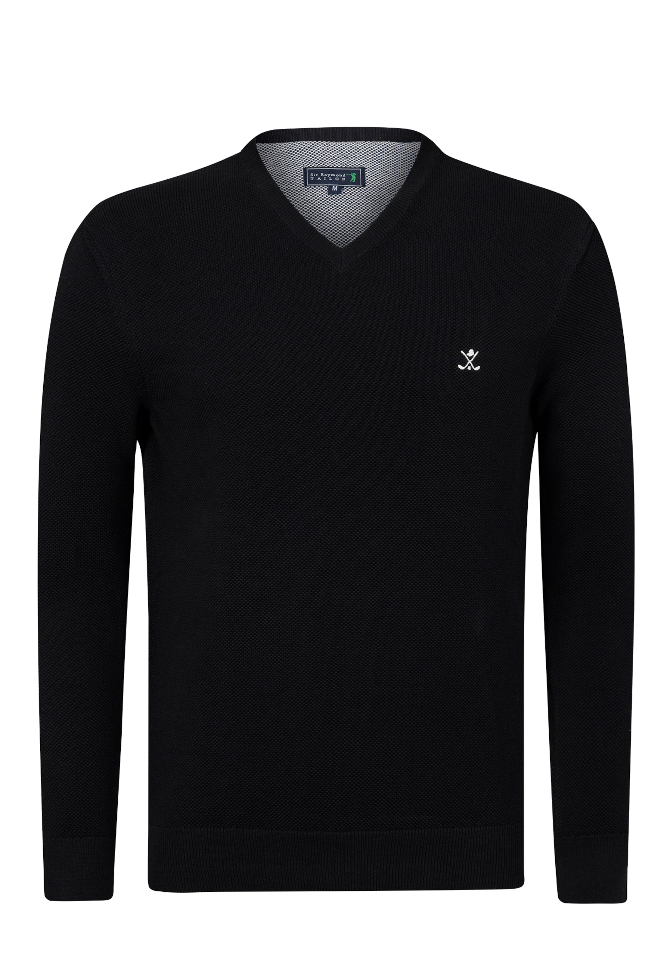 Sir Raymond Tailor Pullover in Schwarz: Vorderseite