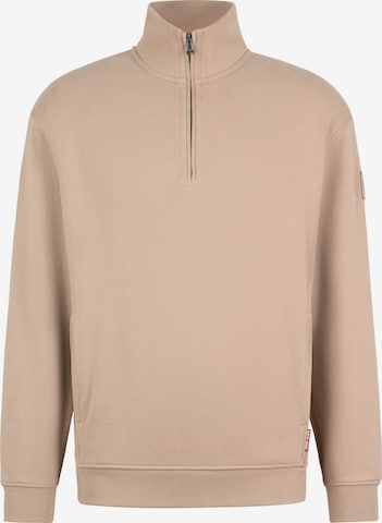 Sweat-shirt JOOP! Jeans en beige : devant