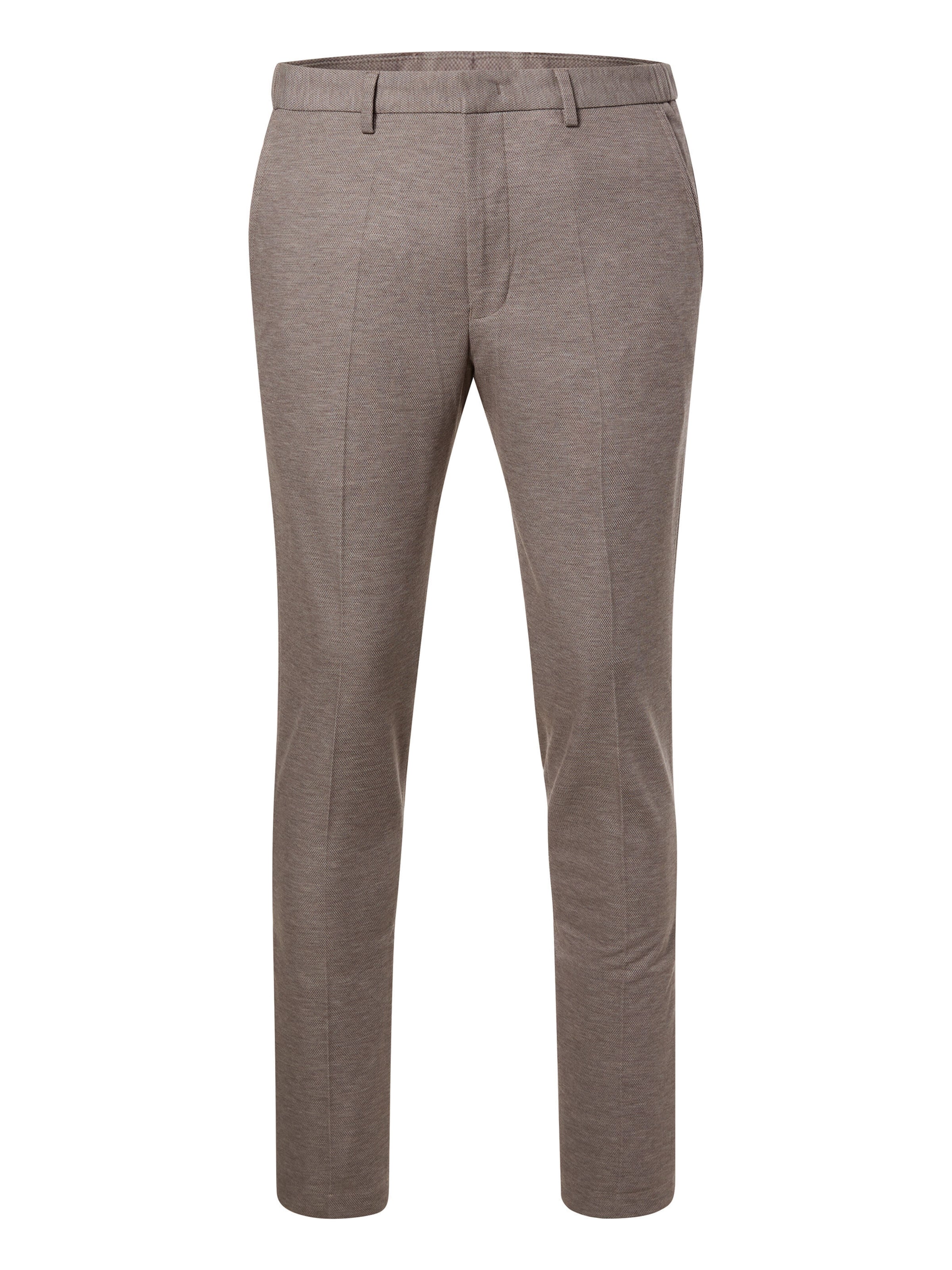 PIERRE CARDIN Slim fit Trousers 'Rick' in Beige: front