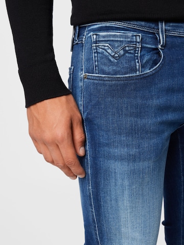REPLAY Skinny Jeans 'Anbass' in Blauw