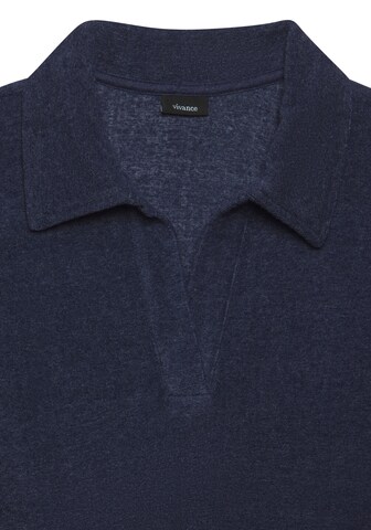 VIVANCE Poloshirt in Blau