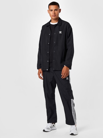 ADIDAS ORIGINALS Regular fit Between-Season Jacket 'Adicolor Classics Trefoil ' in Black