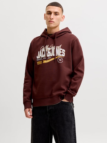 JACK & JONES Sweatshirt in Brown: front