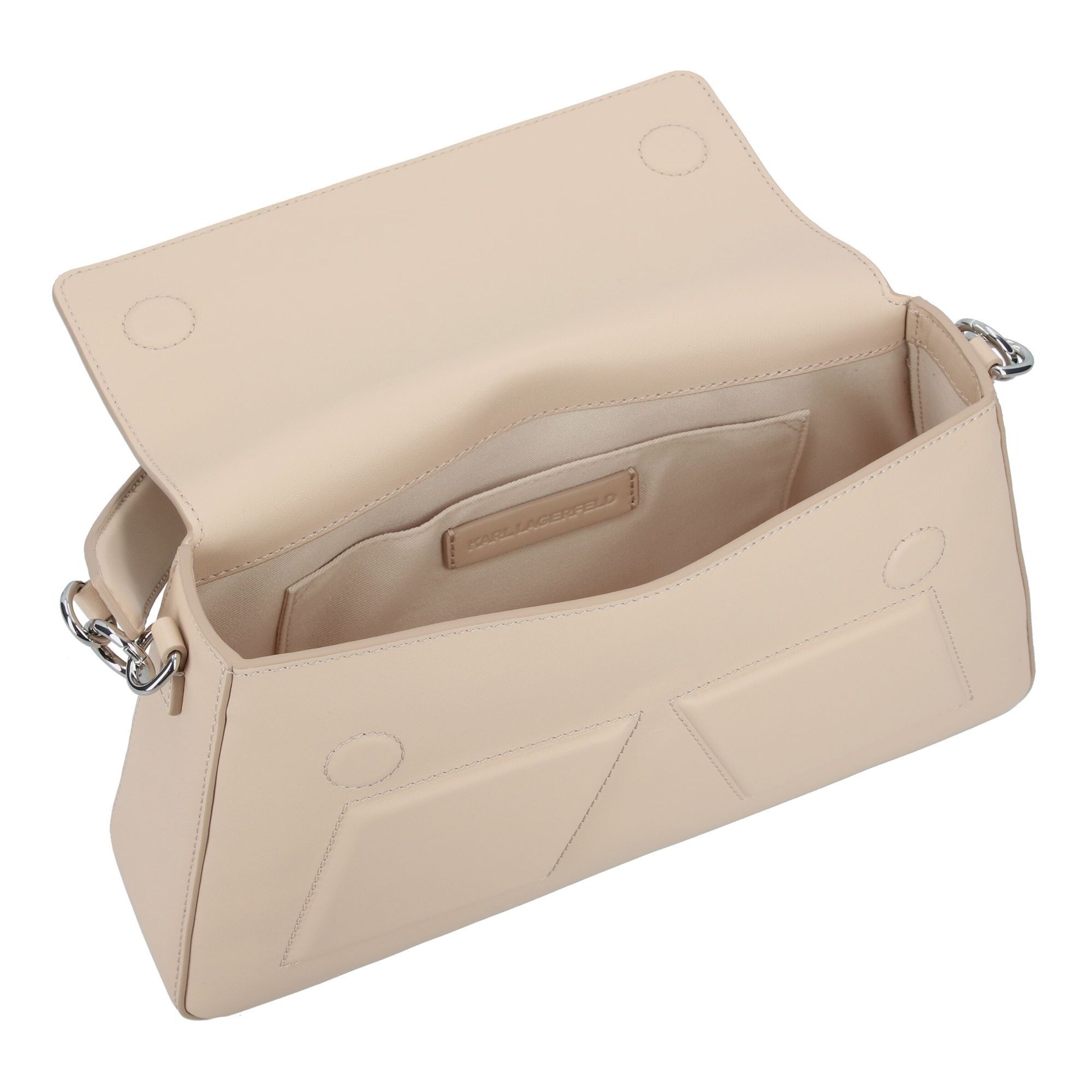 Borsa a spalla 'Ikon' di Karl Lagerfeld in beige