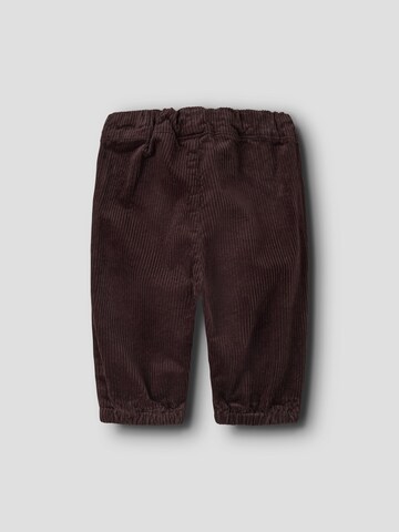 NAME IT - regular Pantalón en marrón
