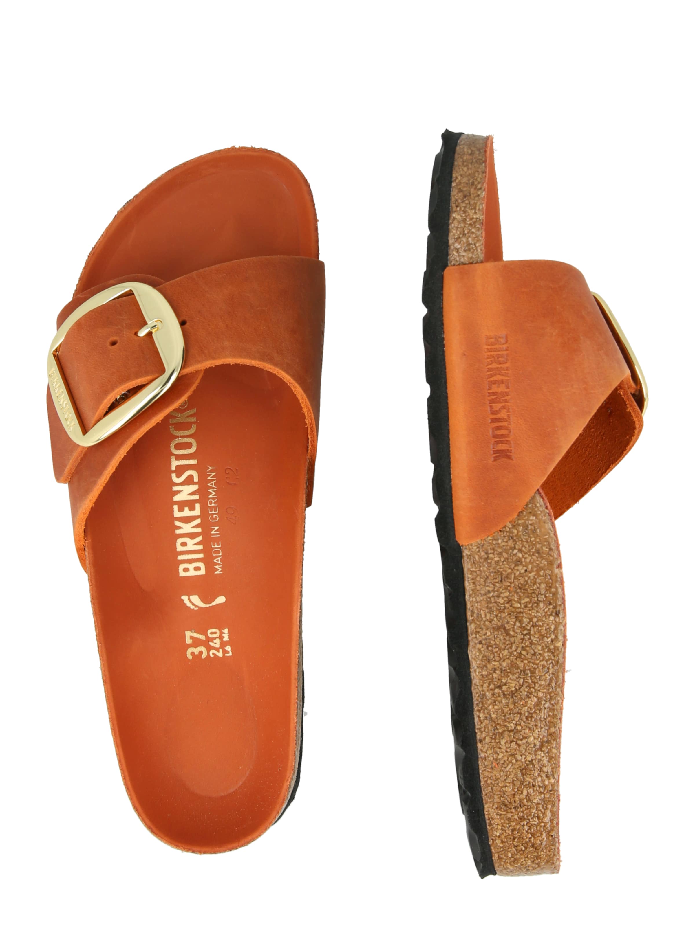 BIRKENSTOCK Pistokkaat 'Madrid' värissä oranssi