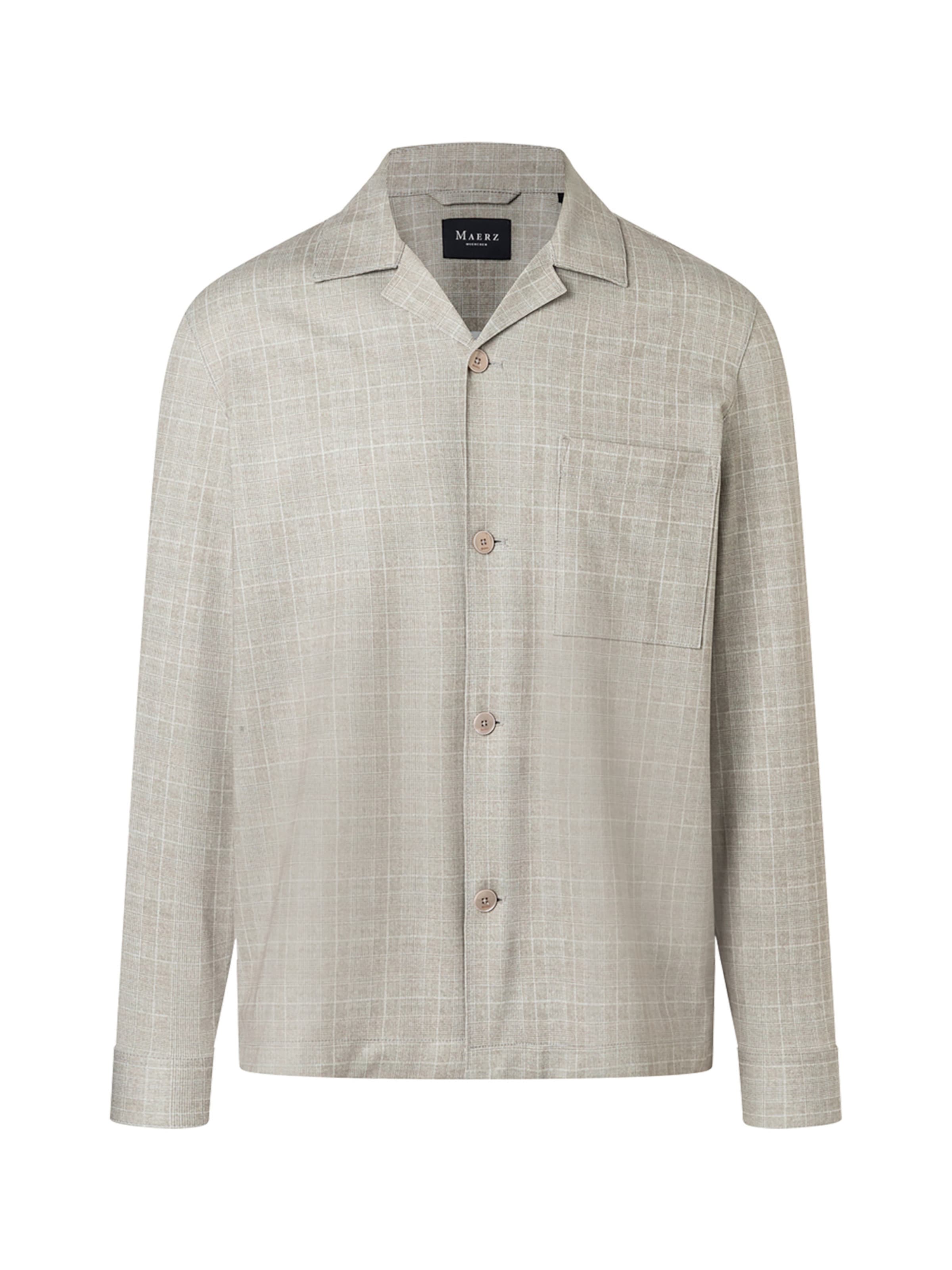 Coupe regular Chemise MAERZ Muenchen en beige : devant