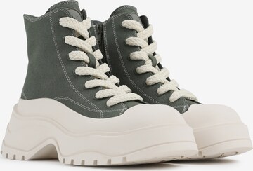 Bottines à lacets brx by BRONX en vert