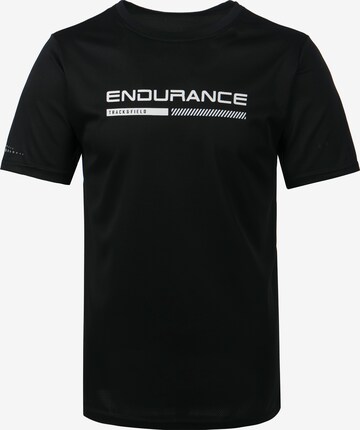 ENDURANCE Functioneel shirt 'Venies' in Zwart: voorkant