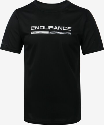 ENDURANCE Performance Shirt 'VENIES M S-S' in Black: front