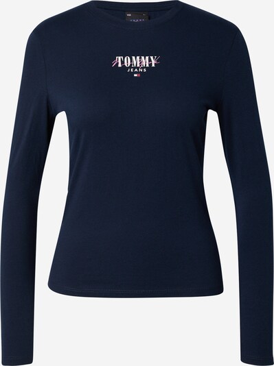 Tommy Jeans T-shirt 'ESSENTIAL' i marinblå / ljusrosa / röd / vit, Produktvy