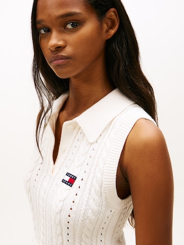 Tops en tricot Tommy Jeans en blanc