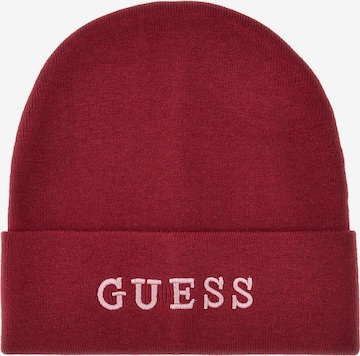 GUESS Beanie in Red: front