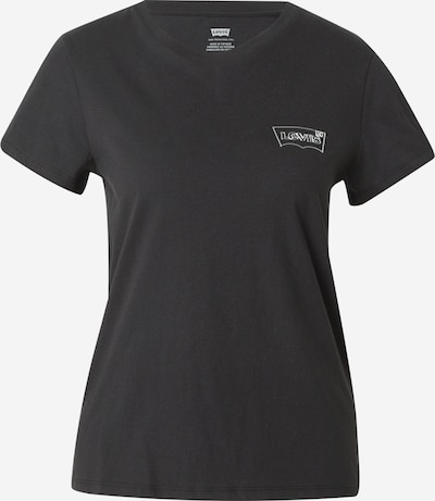 LEVI'S ® Shirt 'The Perfect Tee' in schwarz / silber, Produktansicht