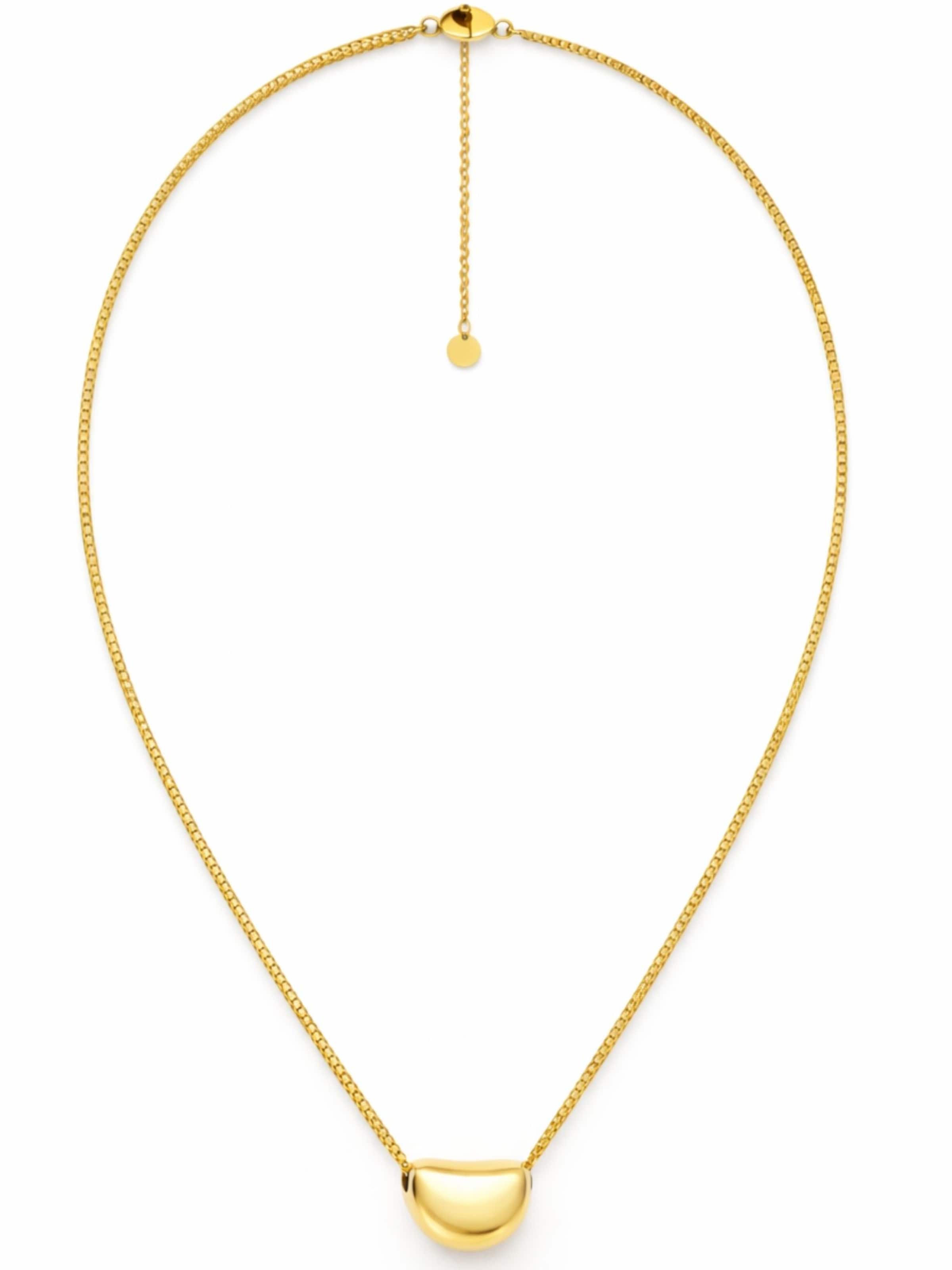 BS Schmuckdesign Necklace 'Pure Drop' in Gold: front