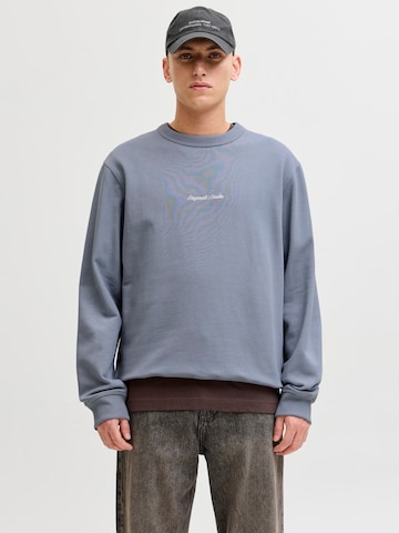 Sweat-shirt 'JORNorrebro' JACK & JONES en bleu : devant