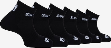 SALOMON Athletic Socks in Black: front