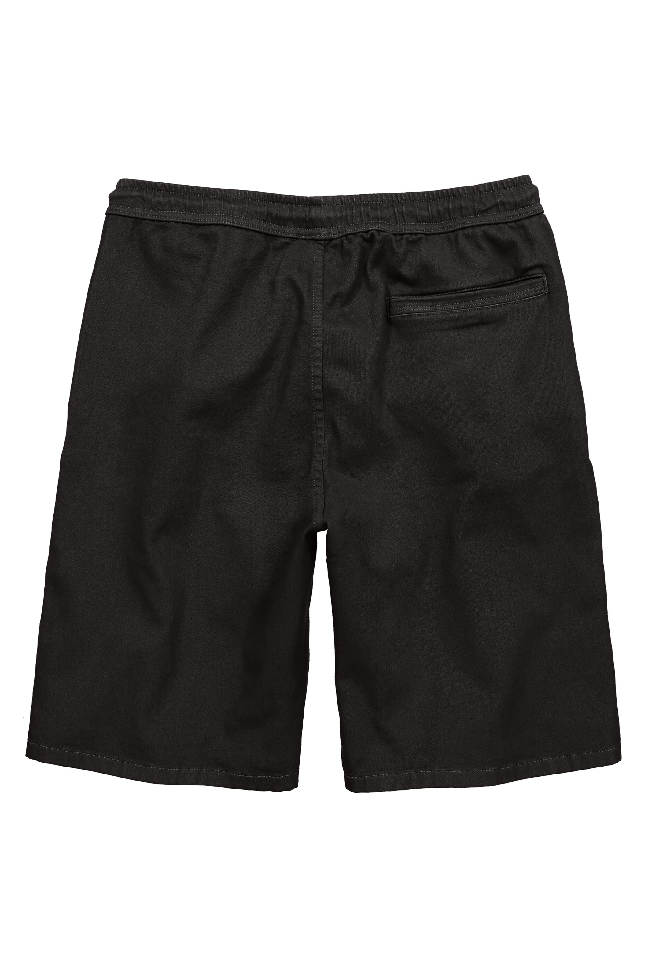 Men Plus Regular Trousers 'Bermuda' in Black