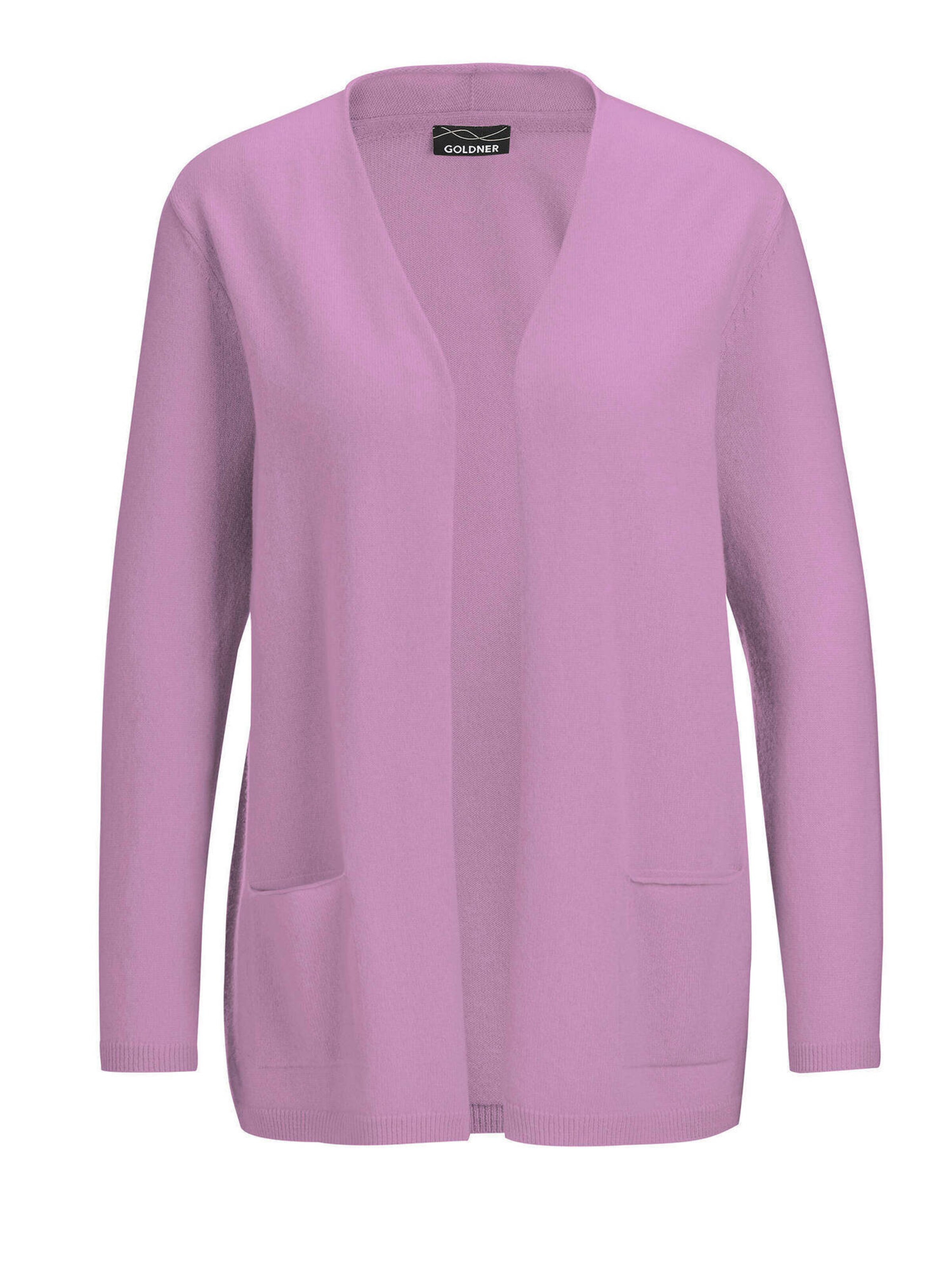 Goldner Cardigan en lilas, Vue avec produit